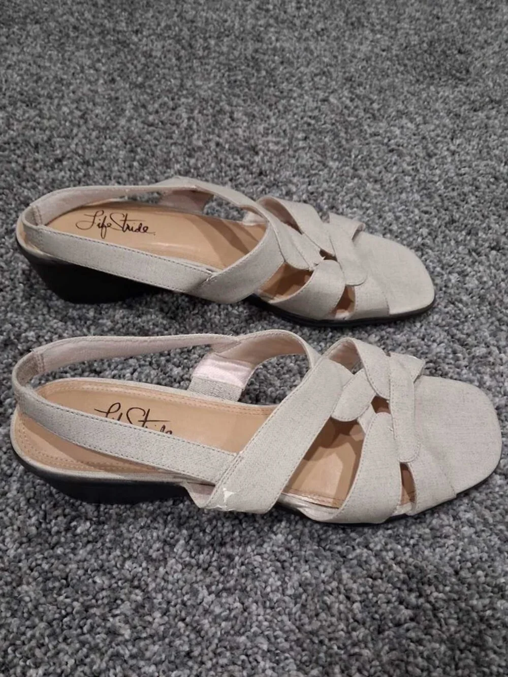 LifeStride Murano Slingback Sandals – Size 9